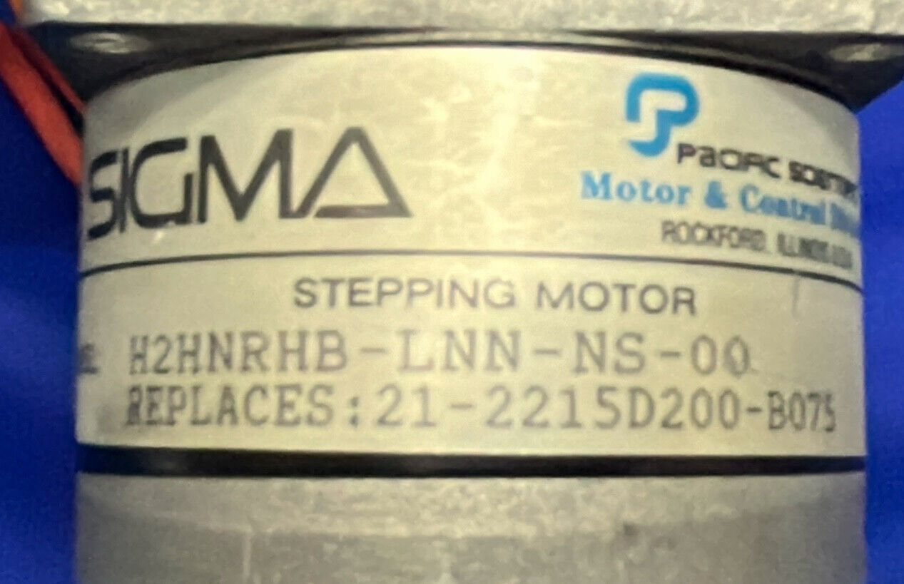 PACIFIC SCIENTIFIC SIGMA 21-2215D200-B075 HZHNRHB-LNN-NS-00 STAPPENMOTOR AANTAL 2 