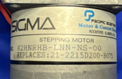 PACIFIC SCIENTIFIC SIGMA 21-2215D200-B075 HZHNRHB-LNN-NS-00 STAPPENMOTOR AANTAL 2 