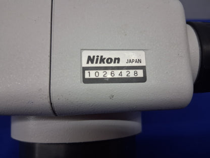 NIKON SMZ645 8-50X BINOCULAR STEREO ZOOM MICROSCOPE HEAD WITH 10X EYEPIECES
