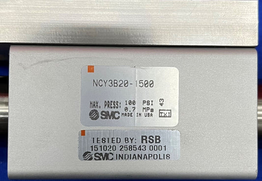 SMC NCY3B20-1500 Basiszylinder ohne Kolbenstange