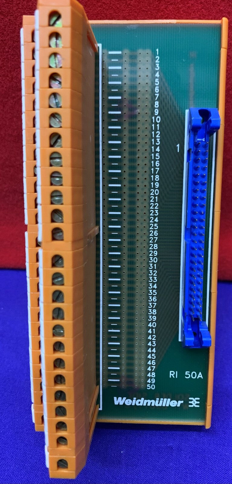 Weidmuller 914898 RI-50A / RI 50A Din Rail Mount, HOLD DOWN CABLE CLIP MISSING