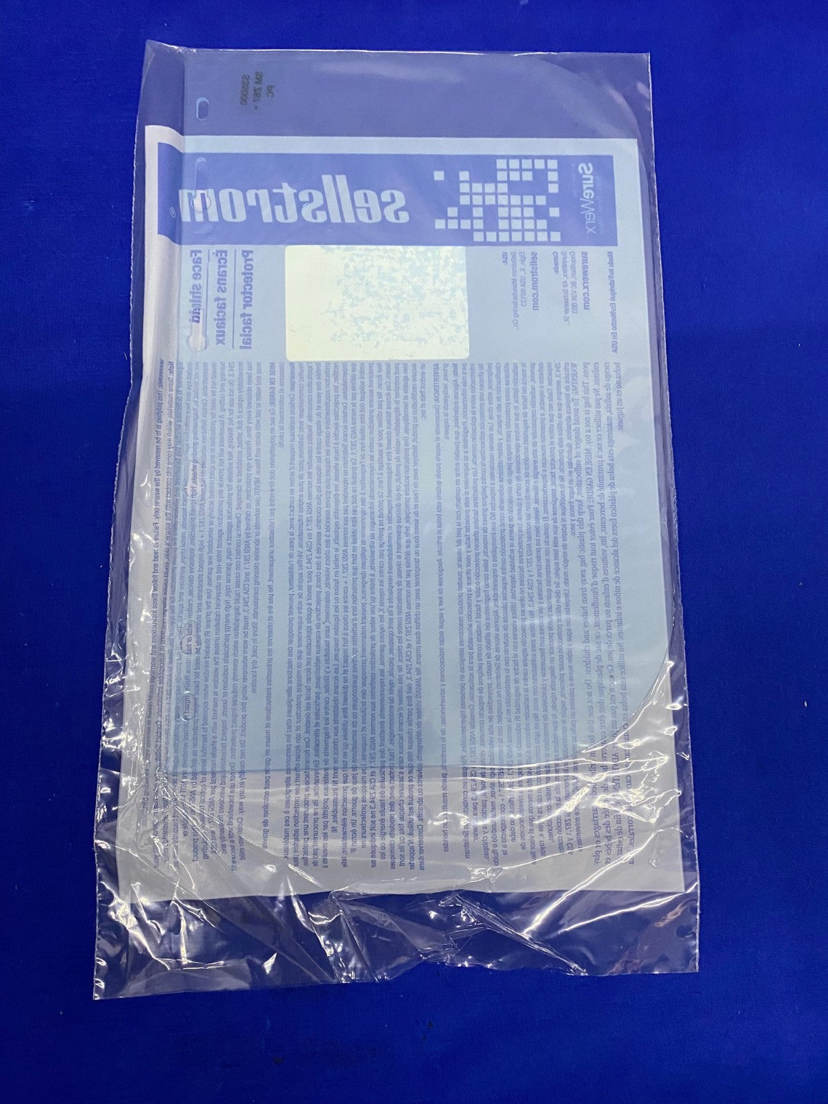 SELLSTROM ® S35000 CLEAR UNCOATED REPLACEMENT WINDOW FACE SHIELD - 1 LOT QTY 99