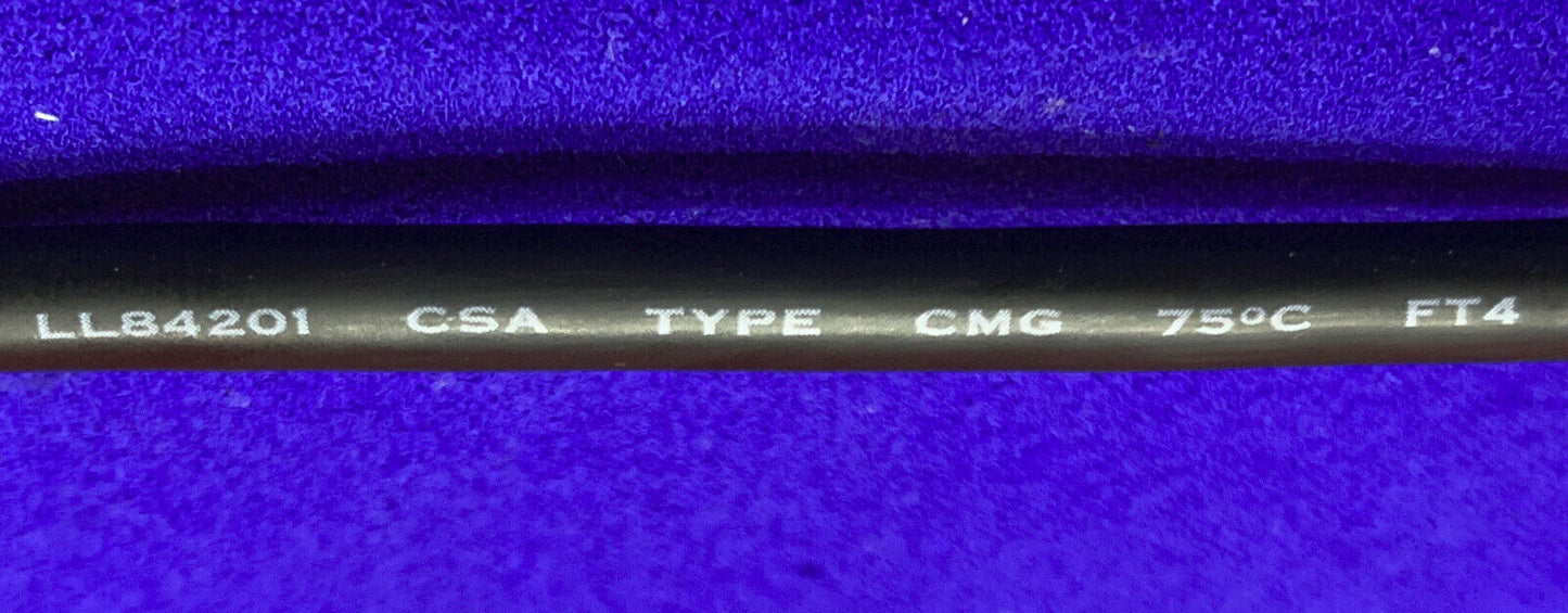 数量 11 - シールド高速ケーブル 28AWG/2C+22AWG/2C E188601 LL84201 4'