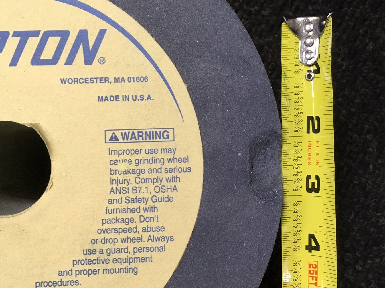 MUELLE DE RECTIFICACIÓN NORTON 6 X 6 X 1-1/2 37C180-IVK 107722622 11/12