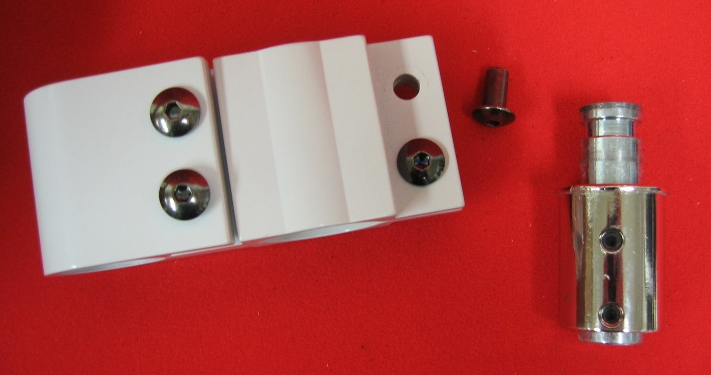 MORSETTO PER PALO REGOLABILE MODELLO 25-42 A MONTAGGIO SINGOLO DA 1,5"- 1 1/4" CON PERNO PERNO DA 3/4"