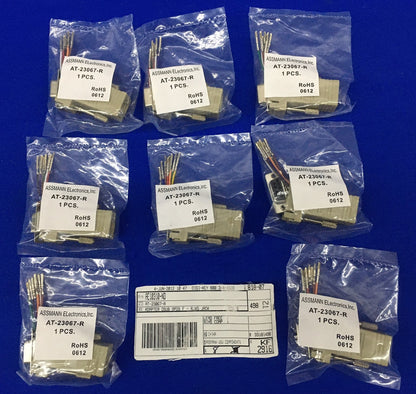 DIGI-KEY® ASSMANN AE10310-ND AT-23067-R ADAPTER DSUB 9POS F RJ45 JACK /1PKG QTY8