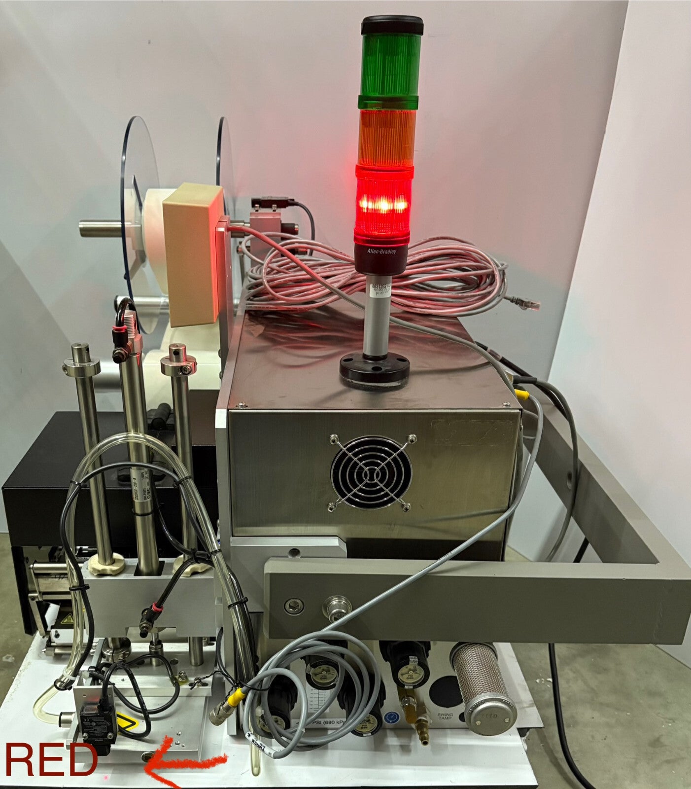 LABEL-AIRE 3138-NV PRINTER APPLICATOR 3138NV-TB173P4 RH 1-10" ST - PARTS/REPAIR