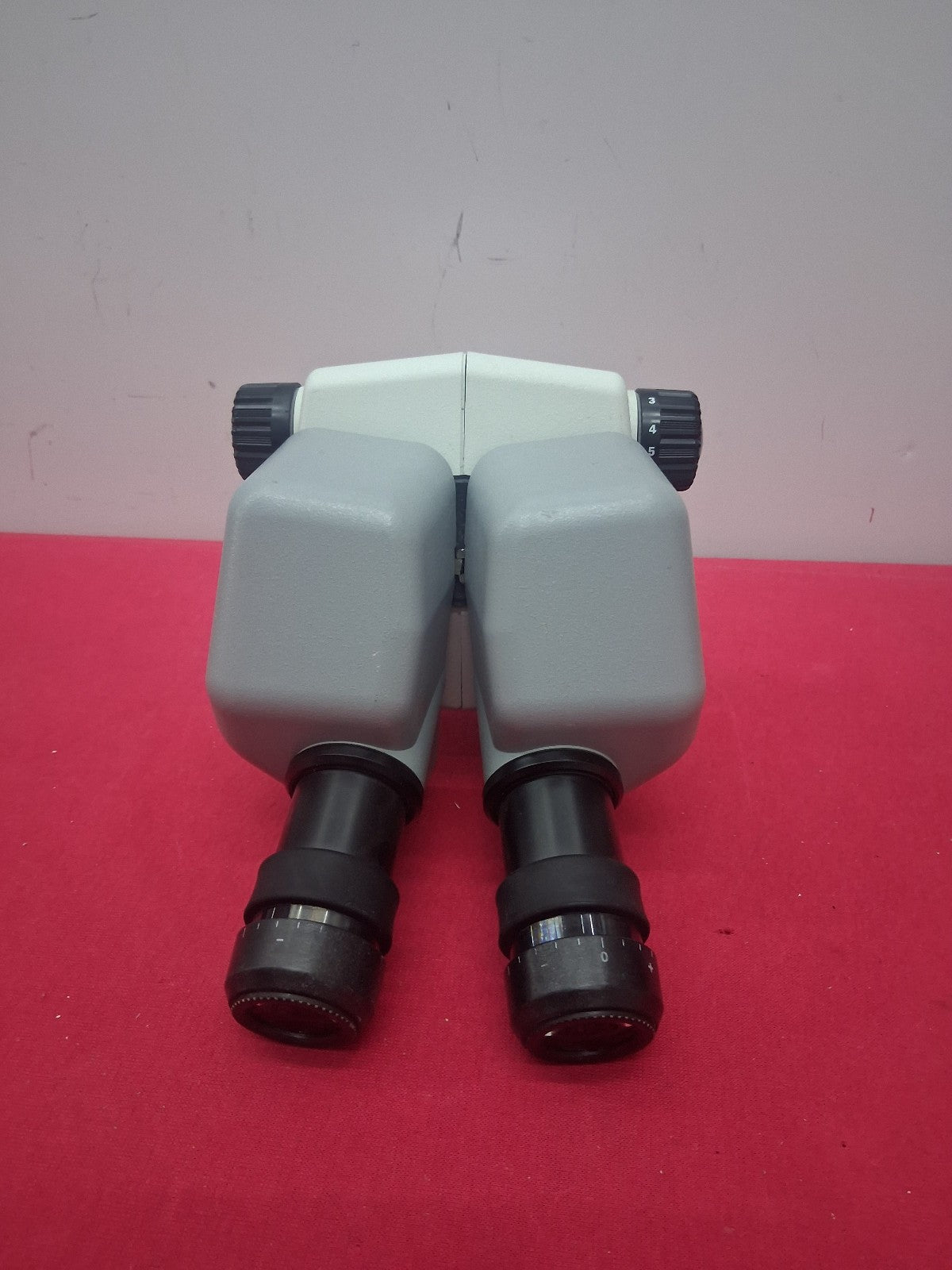 NIKON SMZ645 8-50X BINOCULAR STEREO ZOOM MICROSCOPE HEAD WITH 10X EYEPIECES