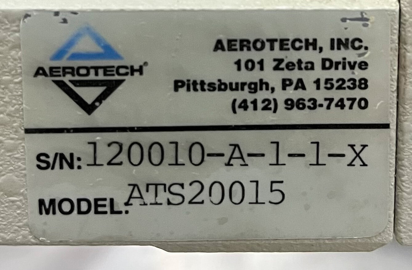 AEROTECH ATS20015 &amp; 20015-40P MOTORISIERTER XY-LINEARBÜGEL, CA. 150 MM, 6" WEGBEWEGE