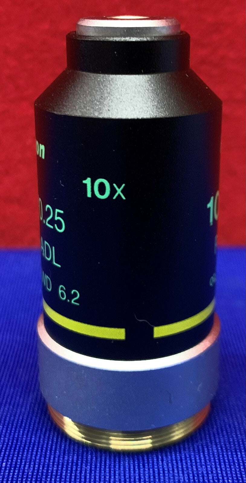 Nikon 10x/0,25 Ph1 ADL Infinite /1,2 WD 6,2 Microscoop Objectief