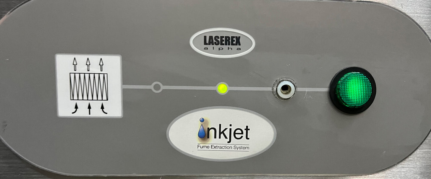 SISTEMA DI ESTRAZIONE FUMI PORTATILE PUREX LASEREX LX INKJET 400 0AL4106 PARTI/RIPARAZIONE