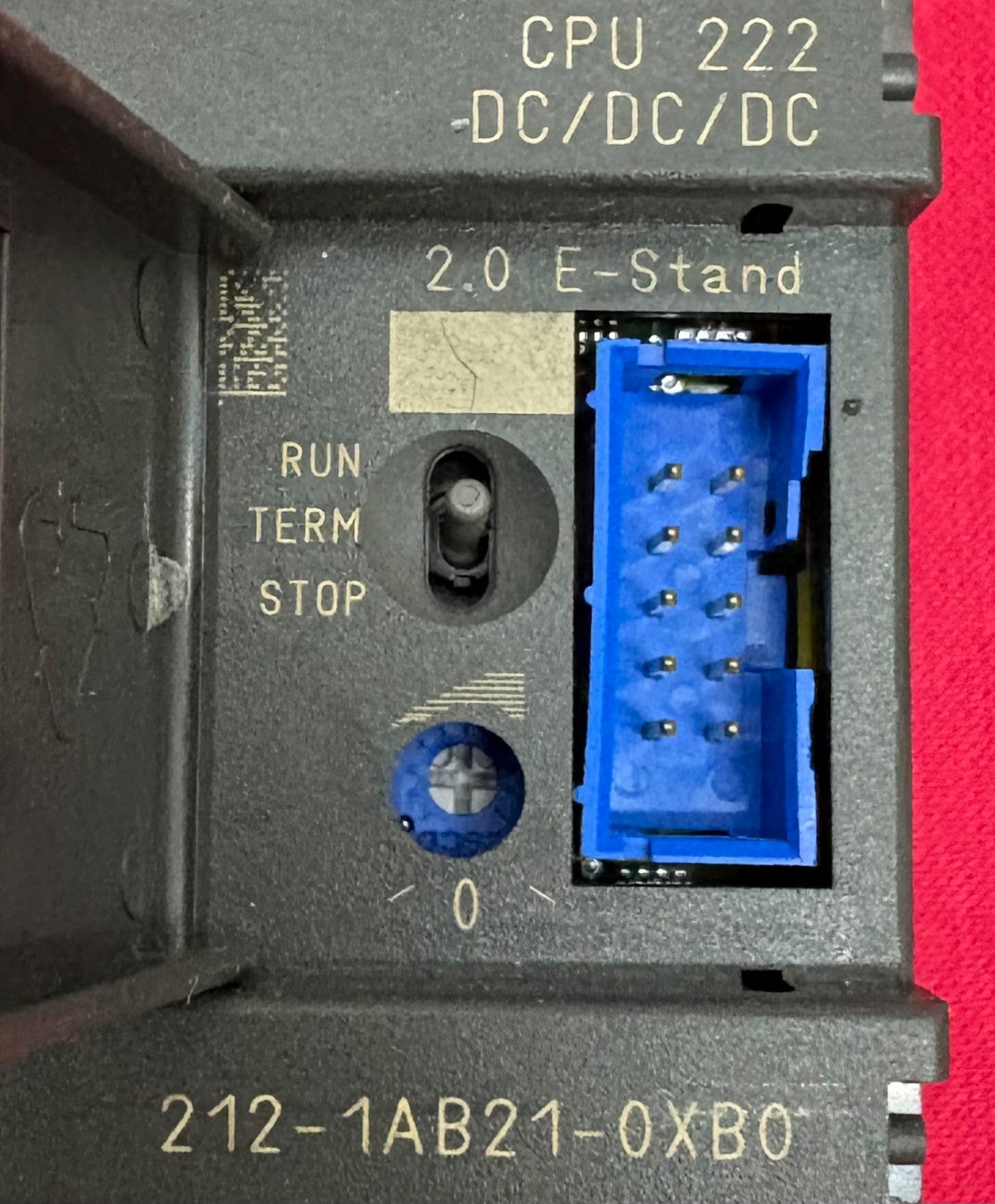 SIEMENS 212-1AB21-0XB0 DC POWER SUPPLY SIMATIC S7-200 MISSING COVERS OVER SCREWS