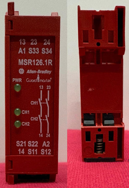 Allen Bradley AB 440R-N23120 SER. A GUARDMASTER ® MSR126.1R SAFETY RELAY