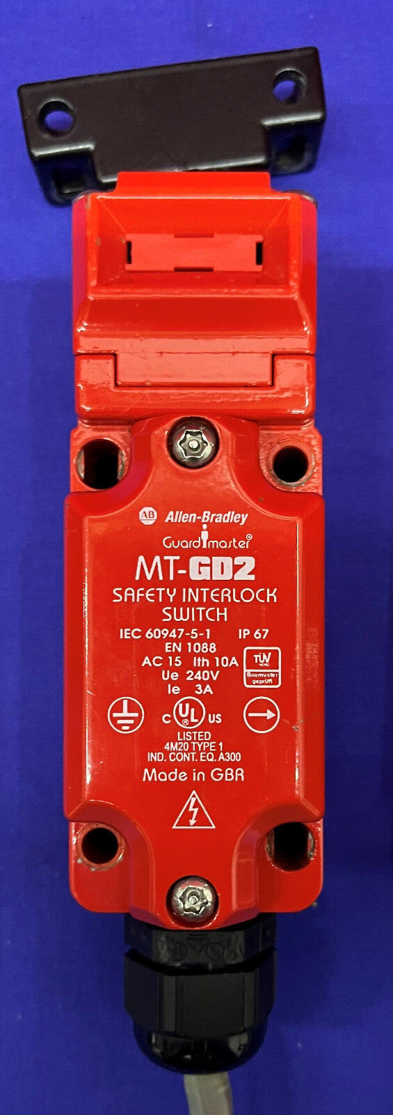 AANTAL van 2 Allen Bradley Guard Master MR-GD2 Veiligheidsschakelaar 1 ONTBREKENDE SLEUTEL