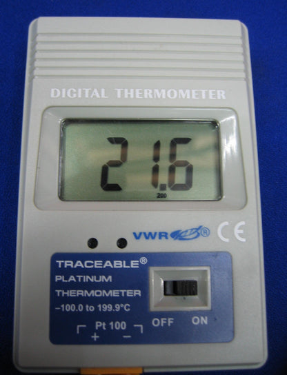 36934-160 VWR THERMOMÈTRE NUMÉRIQUE TRACEABLE ® PLATINUM - CELSIUS UNIQUEMENT