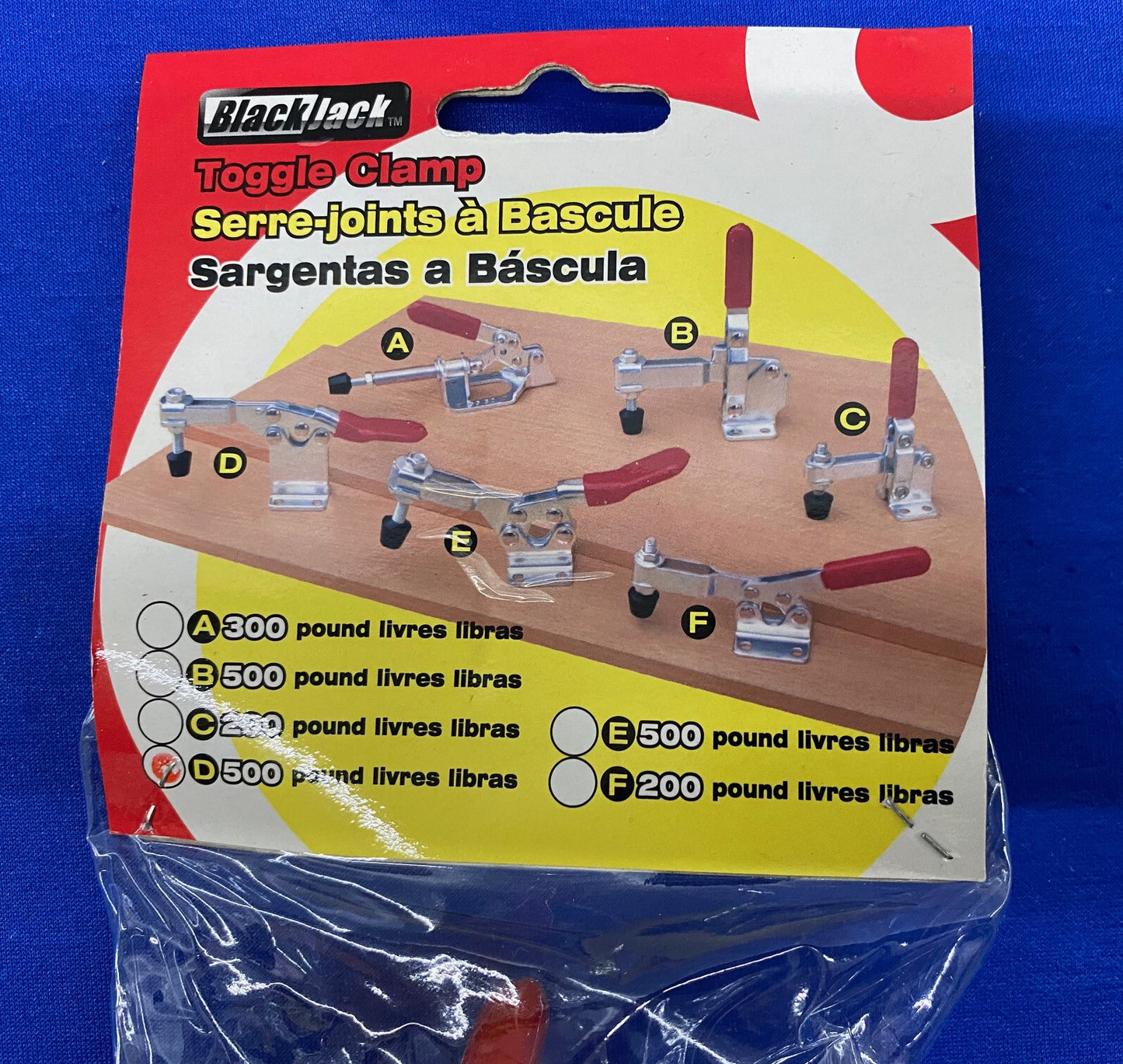 BLACKJACK ™ #17517 / 17517 トグルクランプ D500 ポンド - 1 ロット数量 5