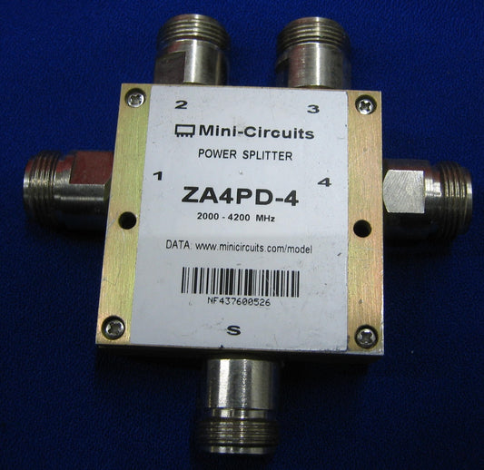 MINI-SCHALTUNGEN LEISTUNGSSPLITTER ZA4PD-4 2000-4200 MHz