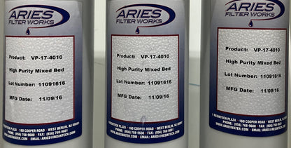Système de purification d'eau haute pureté ARIES FILTERWORKS ARS-105 - Pièces/Réparation
