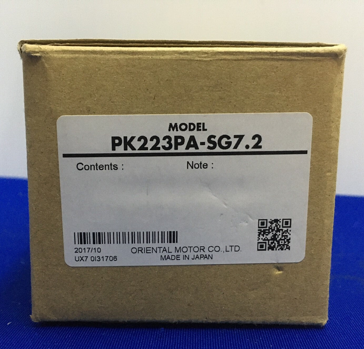 Moteur pas à pas ORIENTAL MOTORS PK223PA-SG7.2