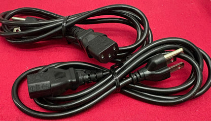Lot of 10 2G01111451 3 PRONGED AC POWER ADAPTER CORD CABLE NEW NEMA 5-15P