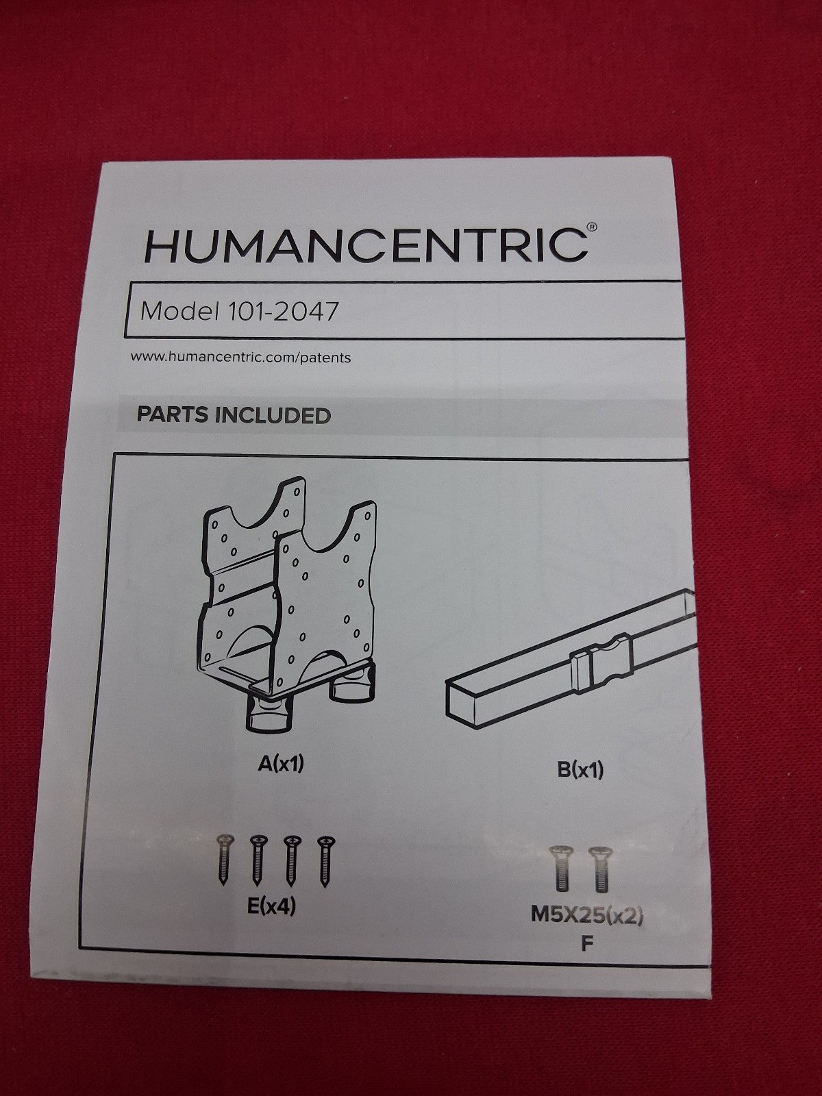 HumanCentric 101-2047 Thin Client Mount