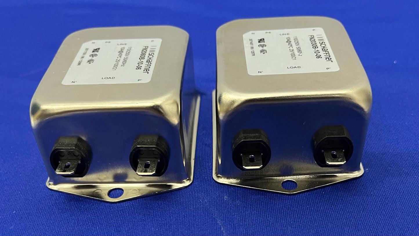 SCHAFFNER EMC Menge 1 – FN2030B-10-06 &amp; Menge 1 – FN2060B-10-06 Leitungsfilter