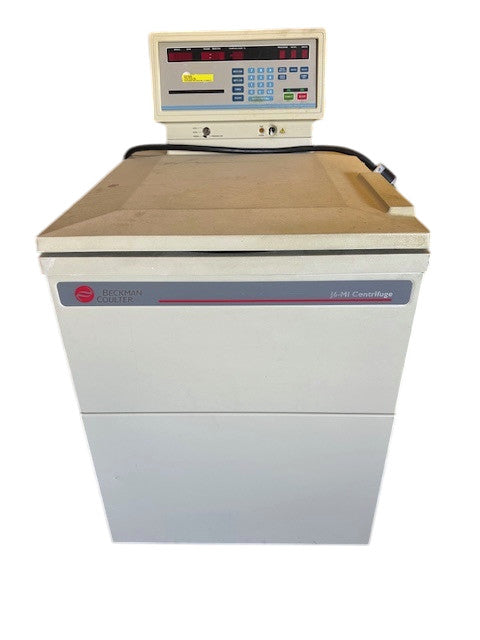 BECKMAN COULTER J6-MI CENTRIFUGE 208V 25A 60 HZ CAT NO 360291 HIGH SIDE 400 PSIG