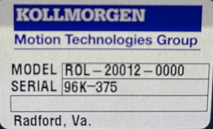 KOLLMORGEN SILVERLINE ROL-20012-0000 SERVO AMPLIFICATORE ANALOGICO A LINEA - PARTI