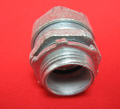 O-Z GEDNEY 1"  STRAIGHT LIQUID TIGHT CONDUIT CONNECTOR, SOLD AS 1 LOT OF QTY 2