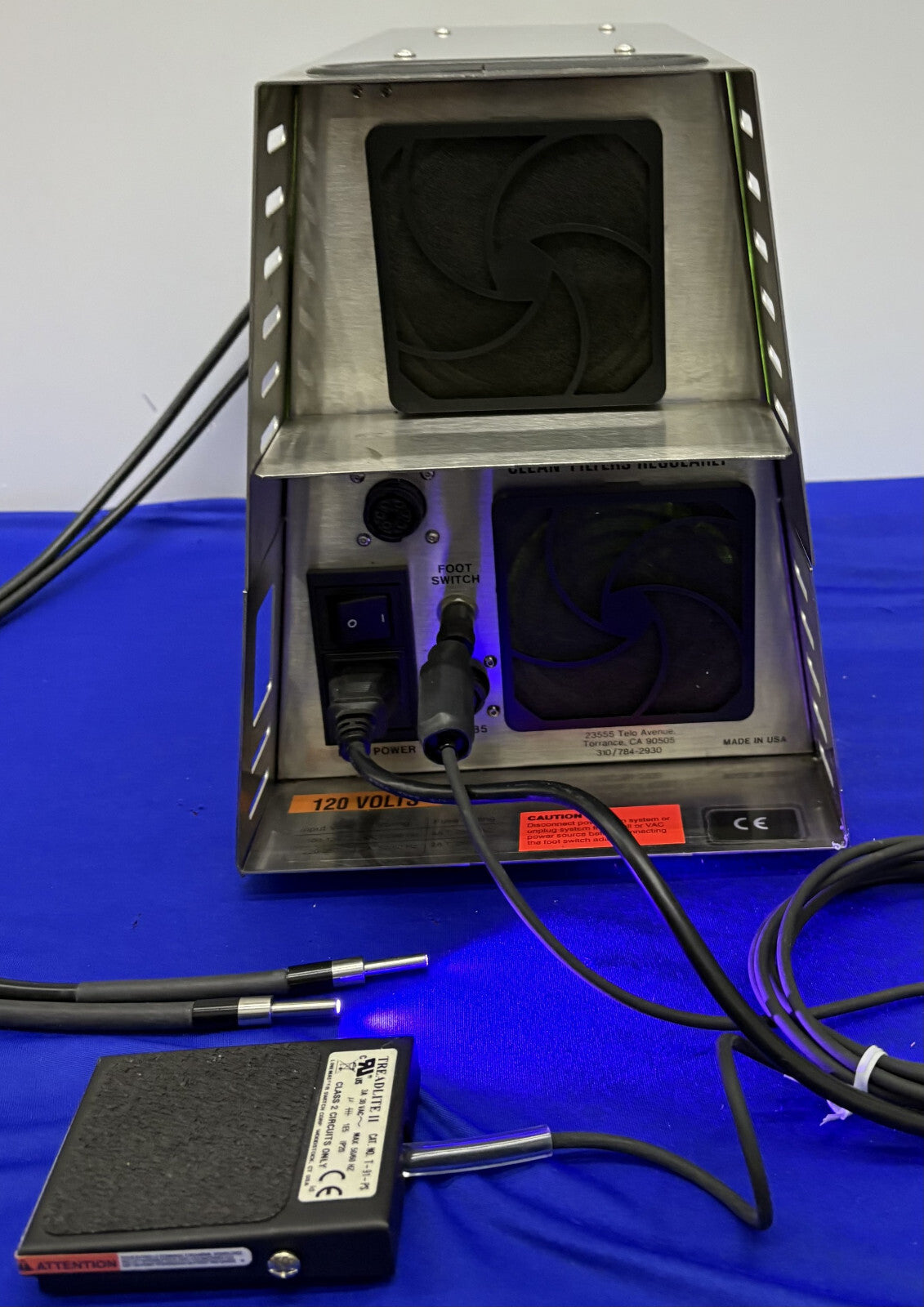 LESCO SUPER SPOT MAX HP VSM3001 UV CURING SYSTEM W/ FOOT SWITCH & LIGHT GUIDE