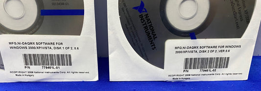 NI NATIONAL INSTRUMENTS NI-DAQmx 779461L MFG SOFTWARE NI-DAQMX PER WINDOWS