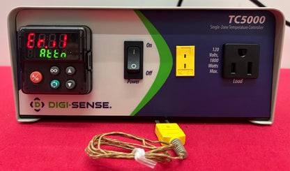 DIGI-SENSE ®  TC5000 SINGLE ZONE TEMPERATURE CONTROLLER 36225-62 TYPE K BENCHTOP