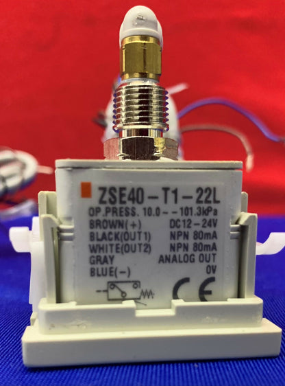 Menge von 2 SMC ZSE40-TI-22L Digitalanzeige Druckschalter OP.Press,10.0~101