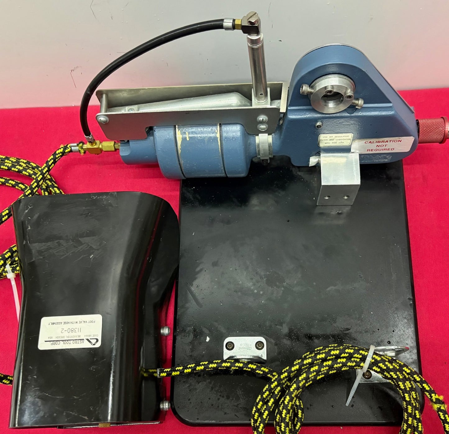 ASTRO TOOL 615250SS PNEUMATIC CRIMP TOOL w/FOOT PEDAL