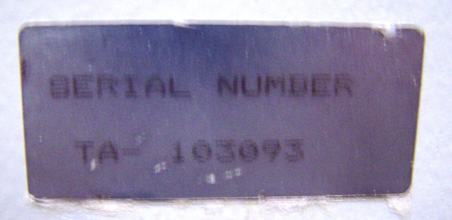 Il congelatore a bassa temperatura REVCO SCIENTIFIC ULT350-5-AUA SN TA-103093 ha raggiunto -41