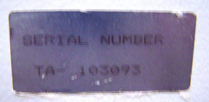 Il congelatore a bassa temperatura REVCO SCIENTIFIC ULT350-5-AUA SN TA-103093 ha raggiunto -41