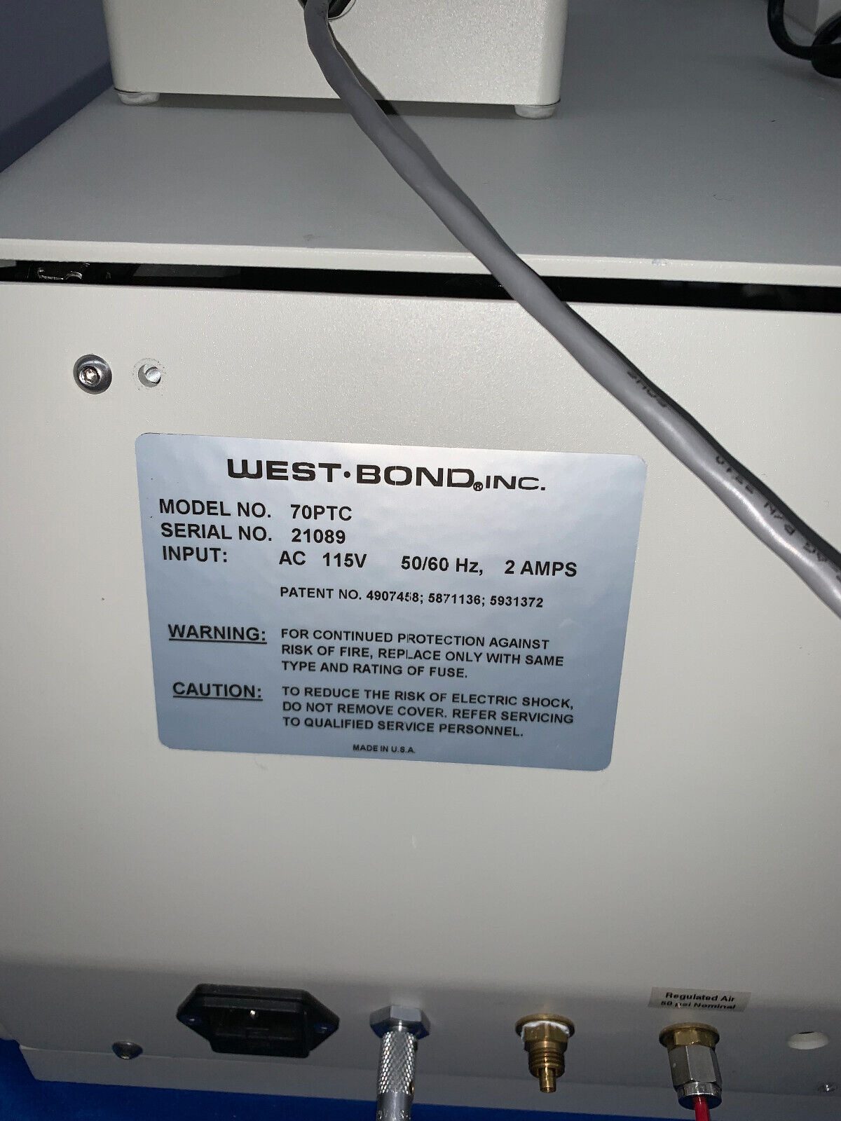 WEST-BOND 70PTC TREKTESTER MET MICROSCOOP &amp; WF10X/22 OCULAIRES