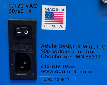 BONDER PER CATETERE TERMICO ASTUTE DESIGN DOPPIO MORSETTO Bonder a matrice divisa 110/120 VAC