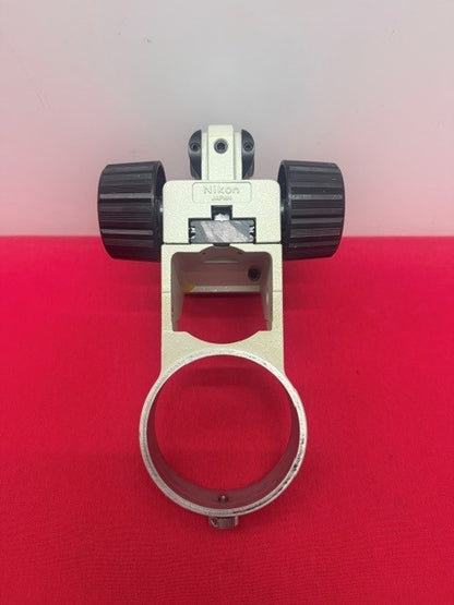 NIKON MICROSCOPE FOCUS MOUNT 76MM HOLDER E ARM MICROSCOPE HEAD HOLDER