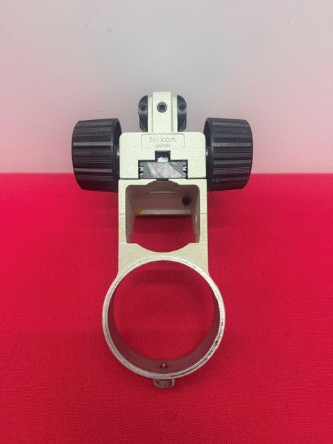 NIKON MICROSCOPE FOCUS MOUNT 76MM HOLDER E ARM MICROSCOPE HEAD HOLDER