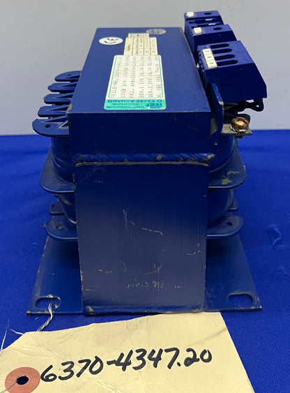 ELEKTROTECHNIK TEILE-Nr G370-434Z.20 POWER SUPPLY TRANSFORMER 750VA