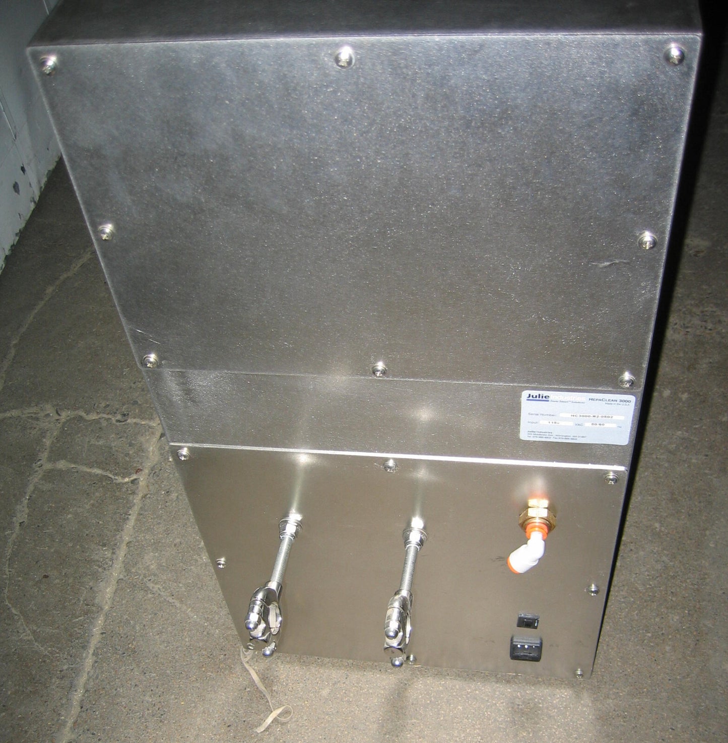 POUR LA RÉPARATION DE PIÈCES JULIE INDISTRIES STATIC SMART SOLUTIONS MODÈLE HELPA CLEAN 3000