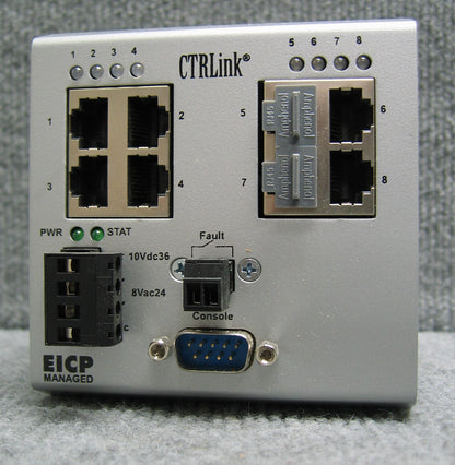 ZEITGENÖSSISCHE STEUERUNG CRTLINK EICP8M-100T 8-PORT-MANAGED-COMPACT-SWITCH