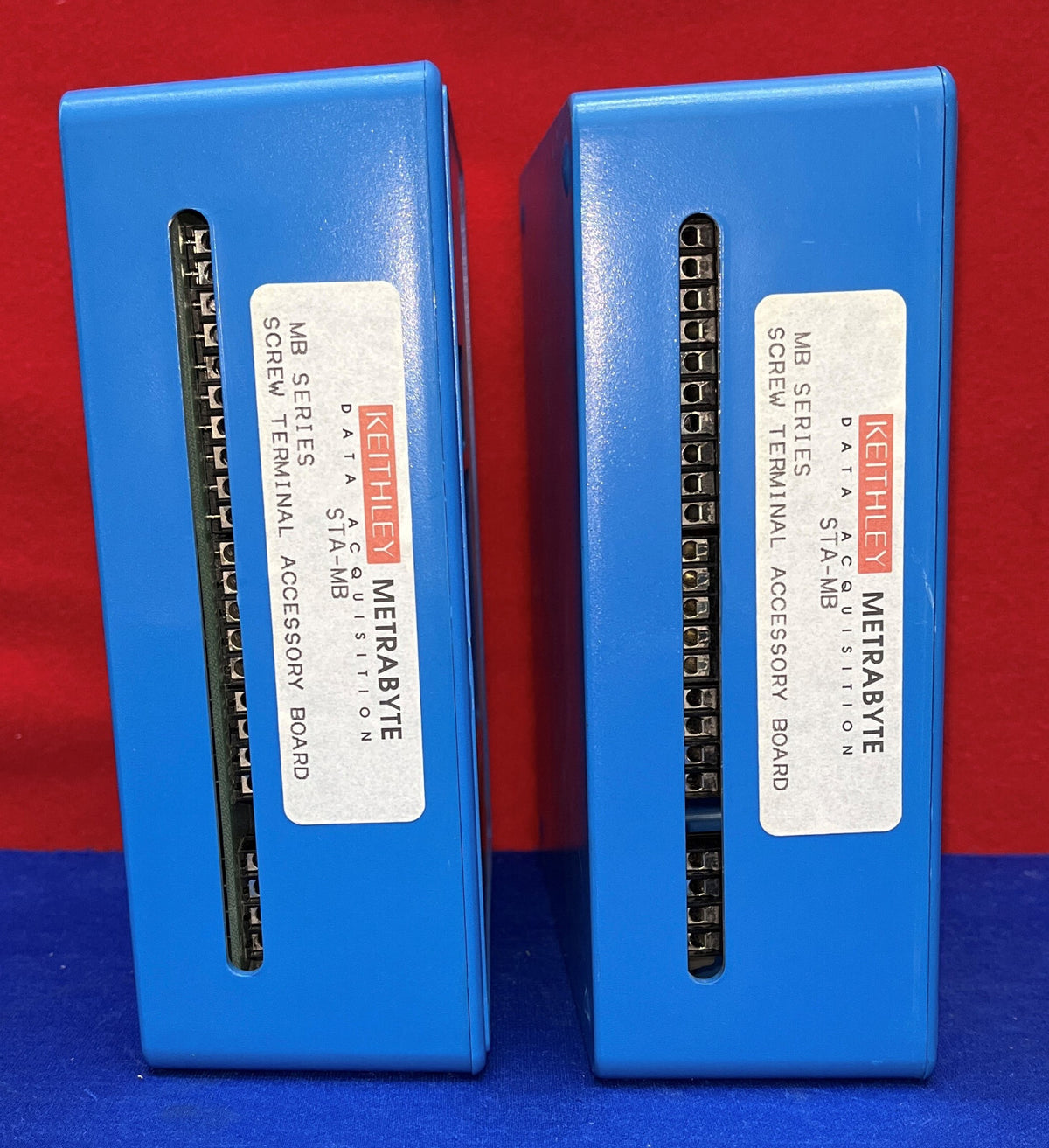 2 Stück Keithley Metrabyte STA-MB Schraubklemmen-Zubehörplatine der MB-Serie