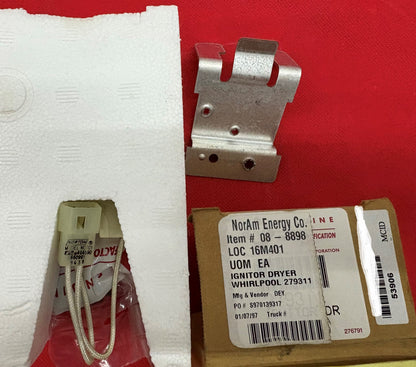 WHIRLPOOL GAS DRYER IGNITER / IGNITOR REPAIR KIT FOR WHIRLPOOL 279311