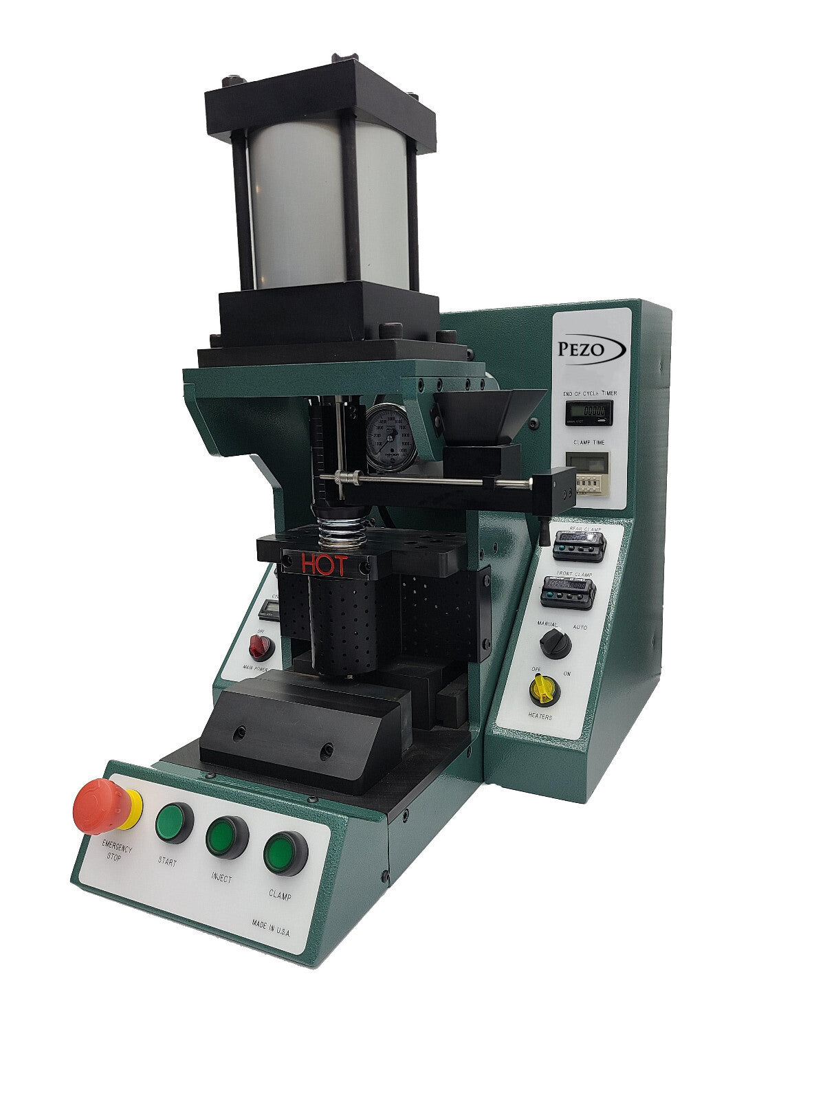 PEZO VIA Biomedical  GS-5T PLASTIC INJECTION MOLD PRESS PNEUMATIC RAM