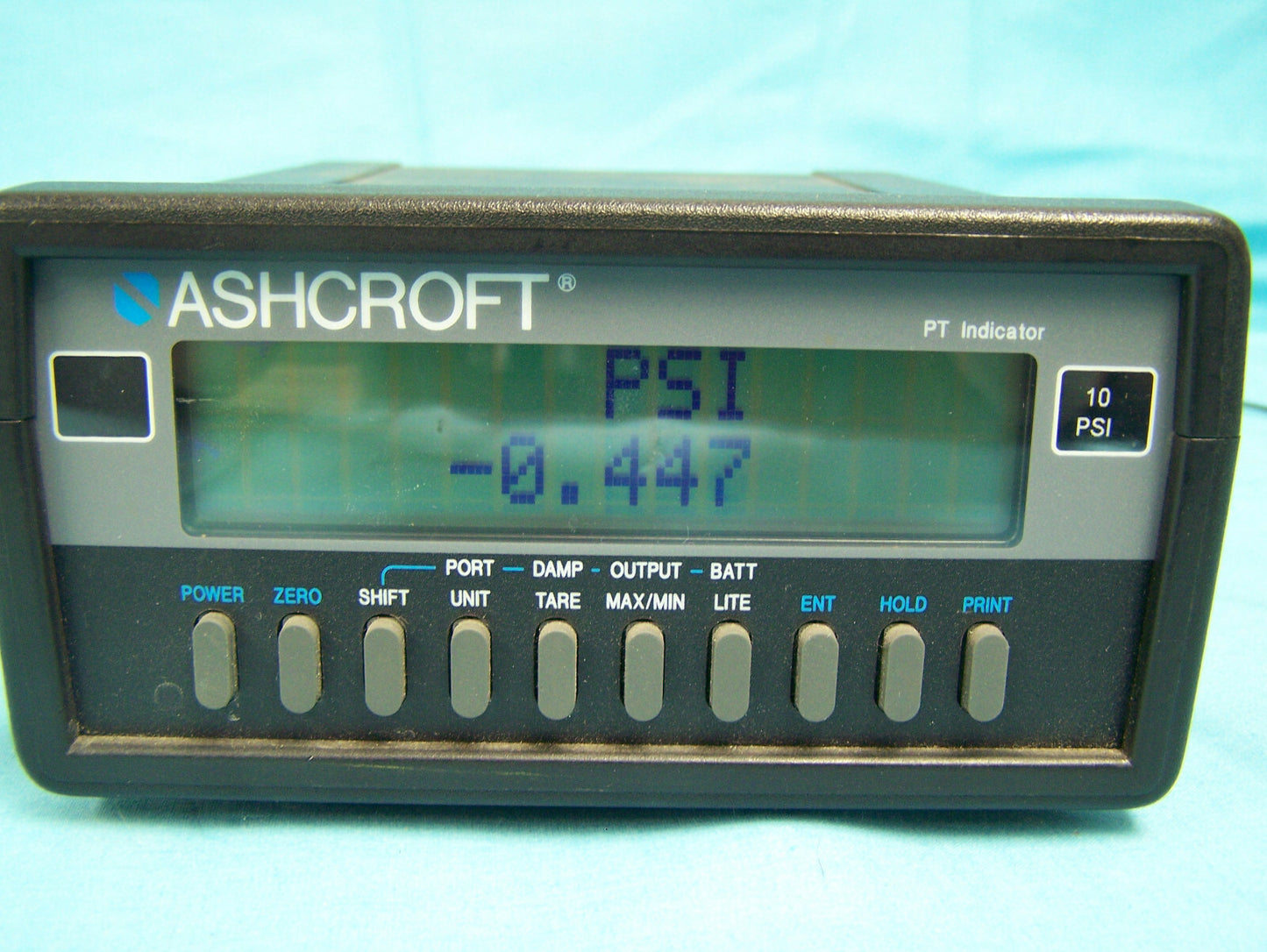 Ashcroft® PT デジタル圧力インジケーター ベンチトップ 温度範囲 32°～120°F