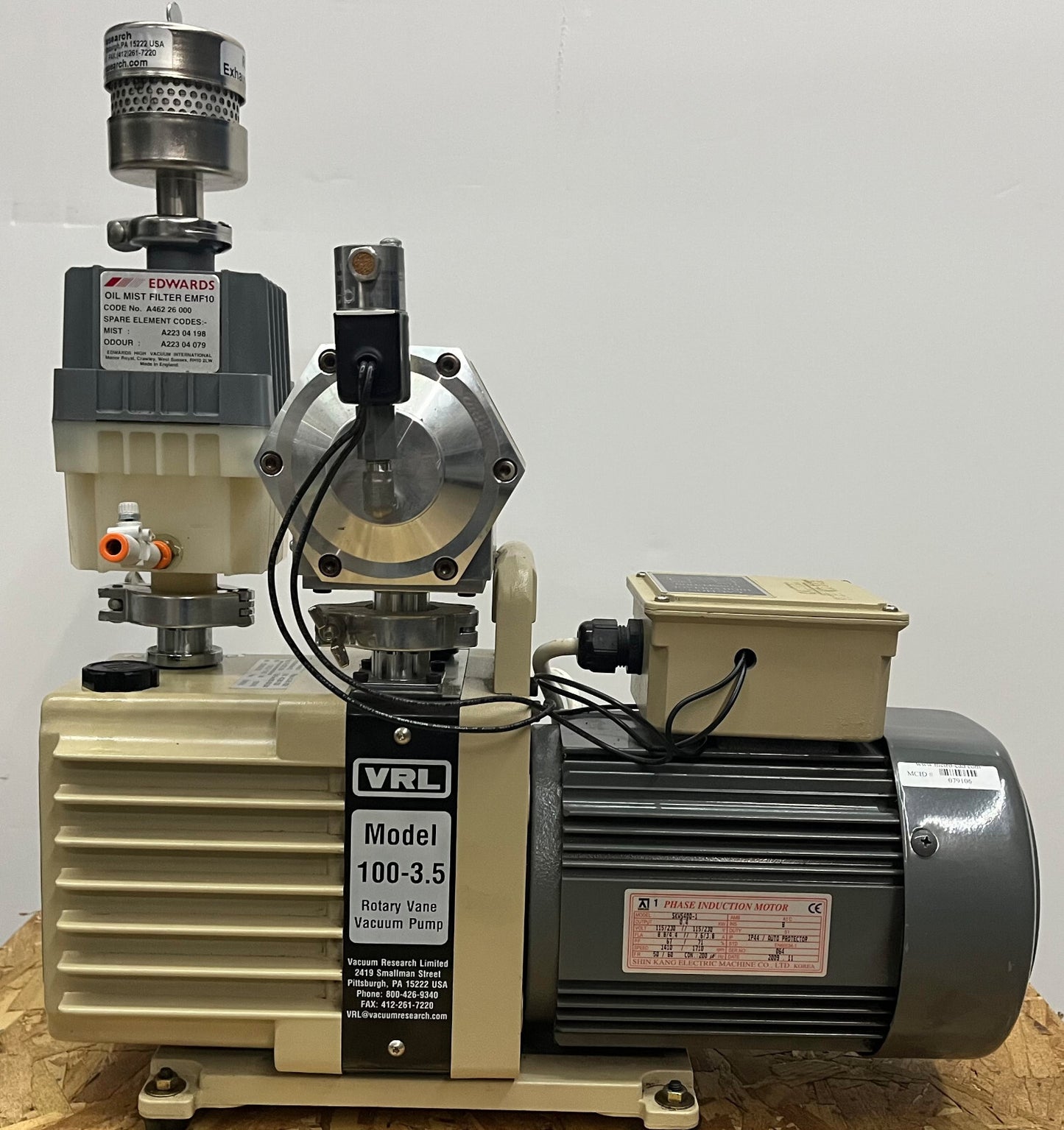 COLE PARMER STABLE TEMP VACUUM OVEN 282A  115V 15A 60HZ CAT. 05017-10