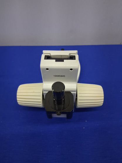 LEICA 10445945 STEREO MICROSCOPE FOCUS MOUNT POD HOLDER MICROSCOPE HOLDER  76MM
