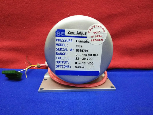 SETRA 239 TRANSDUCER 0-165 CM H20